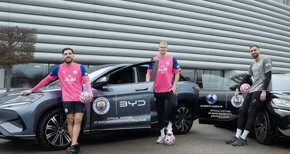 Resmi! BYD & Denza Jadi ‘Sopir’ Baru Manchester City