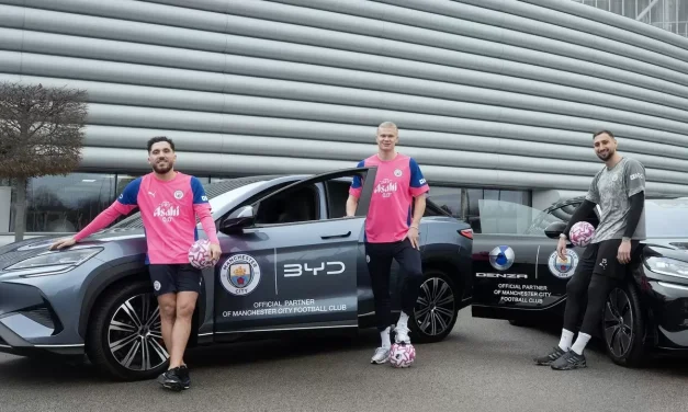 Resmi! BYD & Denza Jadi ‘Sopir’ Baru Manchester City