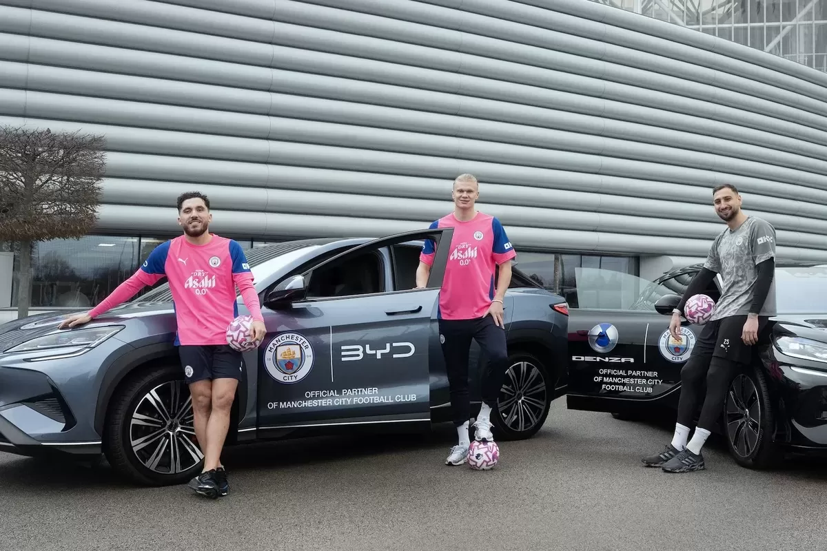 Resmi! BYD & Denza Jadi 'Sopir' Baru Manchester City