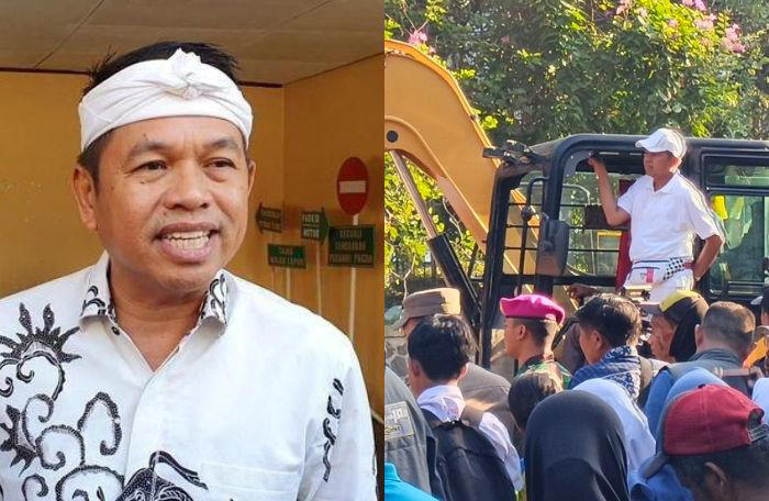 Dedi Mulyadi Beri Uang Kompensasi Untuk PKL Jalan Eyckman