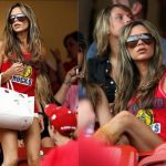Outfit On Point! Victoria Beckham Tampil Sporty-Chic Di World Cup
