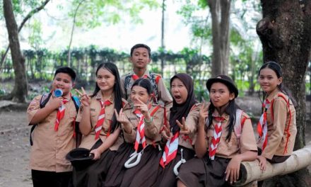 Arsy Hermansyah Tampil Ceria Syuting Di Hari Pramuka Ke-65
